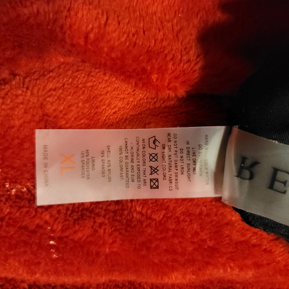 STRAPPY Back Built In Bra Boy Short Tankini swim Bathing Suit Size XL - Picture 6 of 8